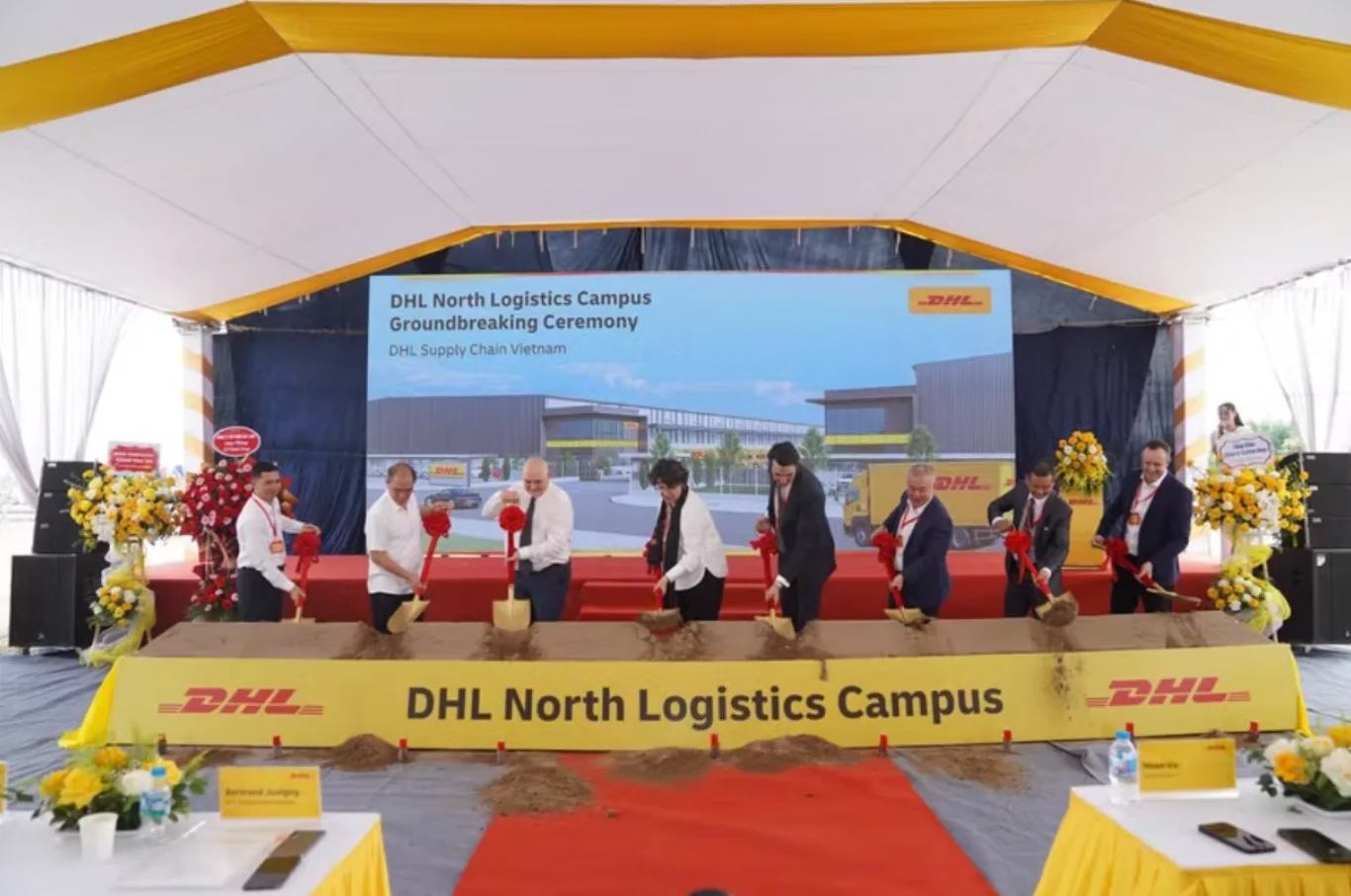 興安省DHL物流園區的動土典禮