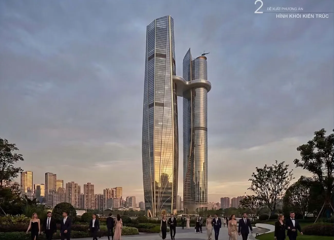 這將是河內市區第一次出現99層的地標大樓設計
